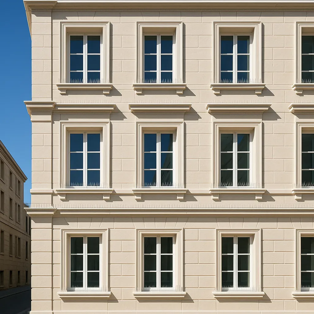 Après — Façade d'immeuble résidentiel — Paris 13e